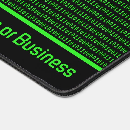 Cooler Hacker in Hoodie - IT-Sicherheit - Eigener  Schreibtischunterlage (Ecke)