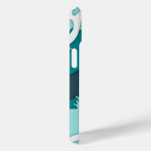 Cooler Hai Abstrakt Art Monogram Case-Mate iPhone Hülle (Rückseite / Rechts)