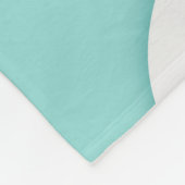 Cooler Hai Abstrakt Art Monogram Fleecedecke (Ecke)