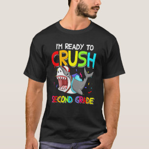 Cooler Hai im ready crush Zweite Klasse T-Shirt