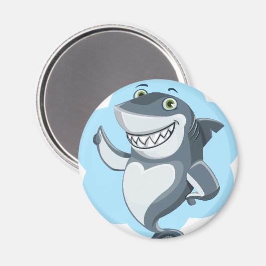 Cooler Hai Magnet (Vorderseite/Rückseite)