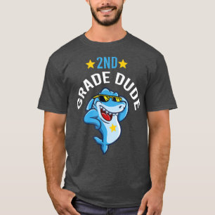 cooler Hai Typ zweiter Klasse Zurück in die zweite T-Shirt