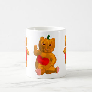 Cooler Halloween-Bär Kaffeetasse