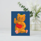 Cooler Halloween-Bär Postkarte (Stehend Vorderseite)