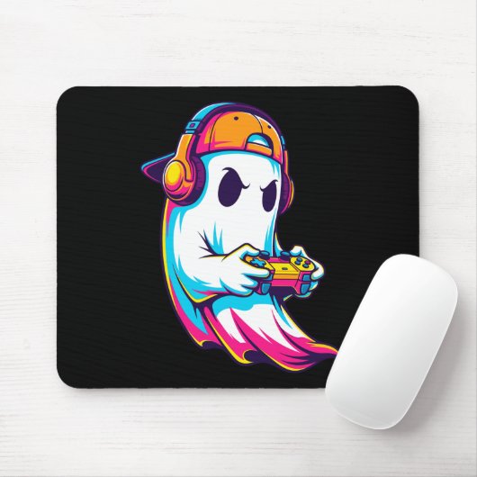Cooler Halloween Ghost Gamer Mousepad (Mit Mouse)