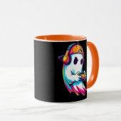 Cooler Halloween Ghost Gamer Tasse (VorderseiteRechts)