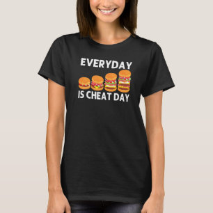 Cooler Hamburger für Damen Cheeseburger Fast Foor T-Shirt