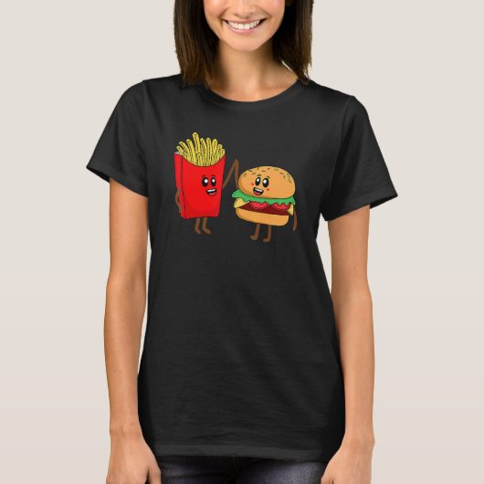 Cooler Hamburger für Damen T-Shirt (Vorderseite)