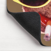 Cooler Hamburger Mousepad (Ecke)