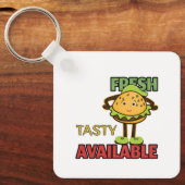 Cooler Hamburger Schlüsselanhänger (Vorderseite)