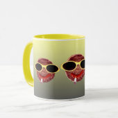 Cooler Hamburger Tasse (Vorderseite Links)
