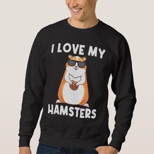 Cooler Hamster für Männer - Syrischer Zwerg Rodent Sweatshirt (Vorderseite)