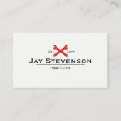 Cooler Handyman oder Auto Mechanische Schlüssel Visitenkarte (Vorderseite)