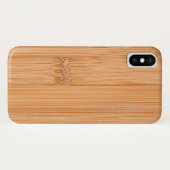 Cooler, hellbrauner Bambusholzprint Case-Mate iPhone Hülle (Rückseite (Horizontal))