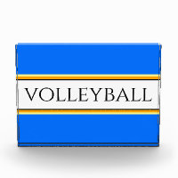 Cooler, heller Blue Beach Streifen VOLLEYBALL