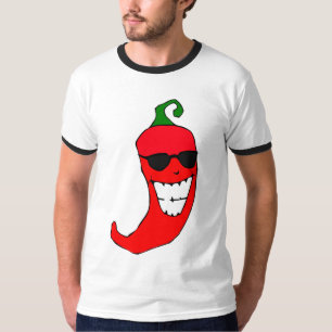 Cooler Herr Rot - heißer Pfeffer T-Shirt