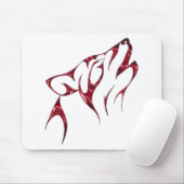 Cooler Heulenwolf/Wölfe Mousepad (Mit Mouse)