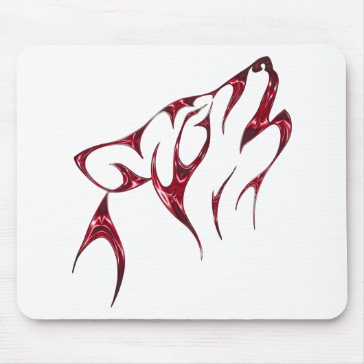 Cooler Heulenwolf/Wölfe Mousepad (Vorne)