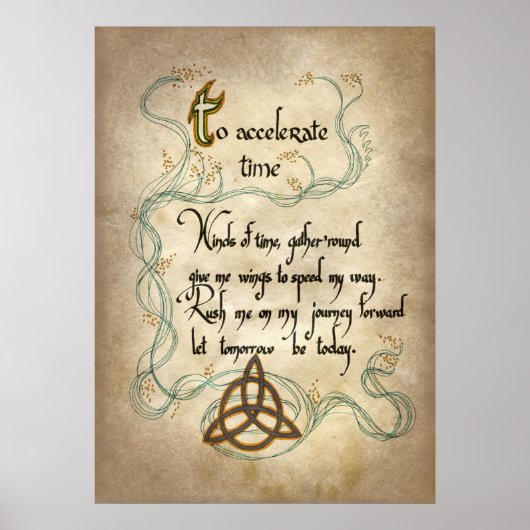 cooler Hexenzauber Party Poster (Vorne)