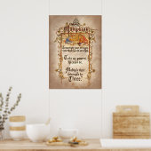 cooler Hexenzauber Party Poster (Küche)