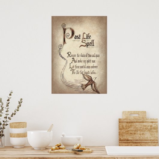 cooler Hexenzauber Party Poster (Küche)