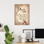 cooler Hexenzauber Party Poster (Heimbüro)