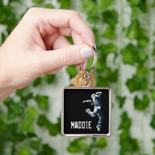 Cooler Hip Hop Dancer Art Schlüsselanhänger (Hand)