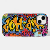 Cooler Hip Hop Graffiti | iPhone 14 Case-Mate Hülle (Rückseite (Horizontal))