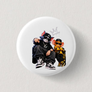 Cooler Hip-Hop-Tier-Pin-Button Urban Streetwear Button