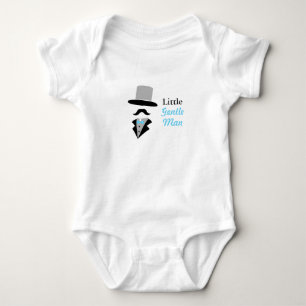 Cooler Hipster-Schnurrbart Gentleman Baby Junge Strampler