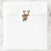 COOLER HIRSCHROCKER STICKER (Tasche)
