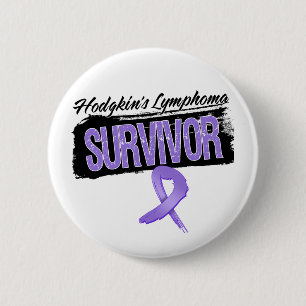 Cooler Hodgkin-Lymphom-Survivor Button
