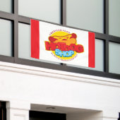 cooler Hotdog-Shop Banner (Äußeres Gebäude)