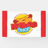cooler Hotdog-Shop Banner (Horizontal)