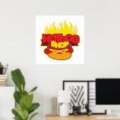 cooler Hotdog-Shop Poster (Heimbüro)