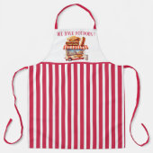 Cooler Hotdog-Stand fügt Textanbieter hinzu Schürze (Vorderseite)