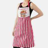 Cooler Hotdog-Stand fügt Textanbieter hinzu Schürze (InSitu)