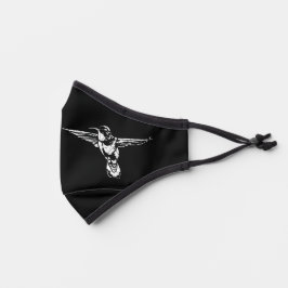 Cooler Hummingvogel Premium Mund-Nasen-Maske