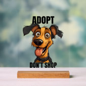 Cooler Hund Adoption Acrylschild (Neutral)