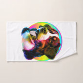 COOLER HUND BUNTER REGENBOGEN HANDTUCH (Handtuch)