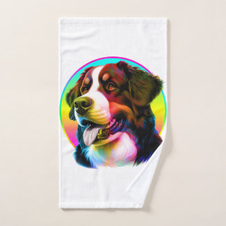 COOLER HUND BUNTER REGENBOGEN HANDTUCH
