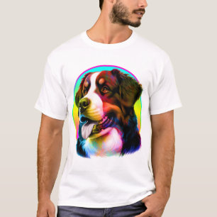 COOLER HUND BUNTER REGENBOGEN T-Shirt