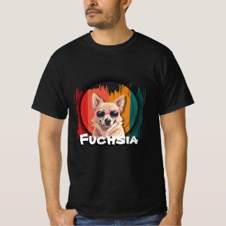 Cooler Hund Fuchsia - Spaß und stilvolles Haustier T-Shirt
