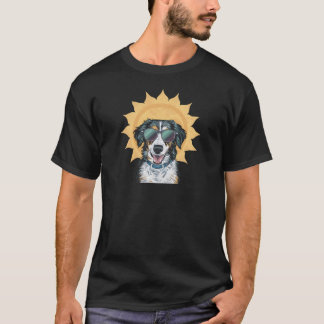 Cooler Hund in Sonnenbrille T - Shirt