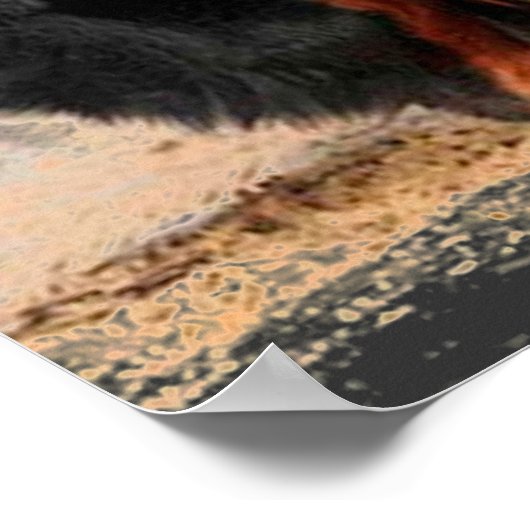 Cooler Hund Lover Tibetan Mastiff Poster (Ecke)