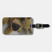 Cooler Hund mit Sonnenbrille Gepäckanhänger (Vorderseite horizontal)