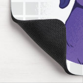 Cooler Hund mit Sonnenbrille Gitter-Mauspad Mousepad (Ecke)