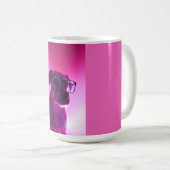 Cooler Hund mit Sonnenbrille Kaffeetasse (VorderseiteRechts)