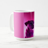 Cooler Hund mit Sonnenbrille Kaffeetasse (Vorderseite Links)