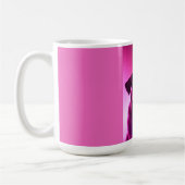 Cooler Hund mit Sonnenbrille Kaffeetasse (Links)